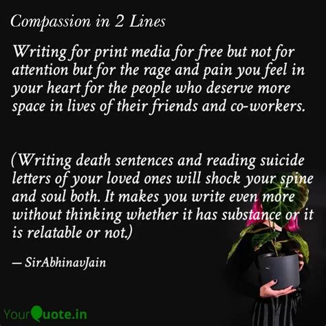 Writing for print media f... | Quotes & Writings by Abhinav Jain ...