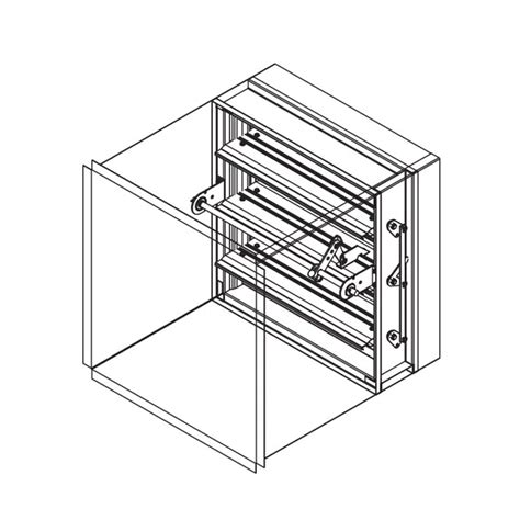 BIM objects - Free download! Fire Damper - 1-1/2 Hour - Out of ...