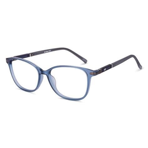 Buy Blue Full Rim Cat Eye Lenskart AIR Classics LA E17721 Eyeglasses at ...