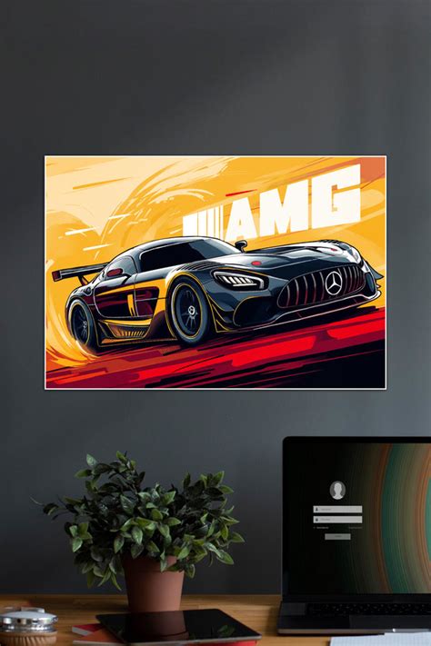 Mercedes AMG | VECTOR STYLE CARS #02 | CAR POSTERS | Posterized.in