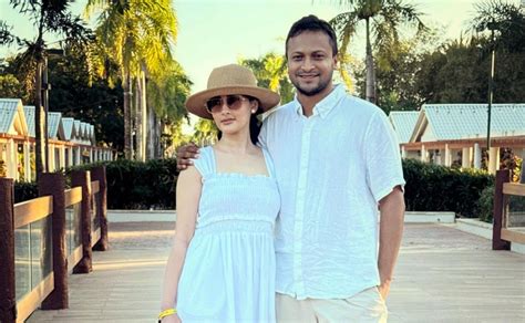 Shakib Al Hasan enjoys beach vacation with wife during 2025 Champions ...