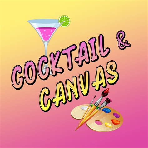 Cocktail and Canvas: The Best Home Virtual Step By Step Paint Classes!