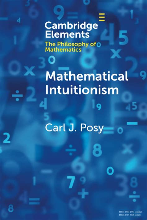 Buy Mathematical Intuitionism (Elements in the Philosophy of ...