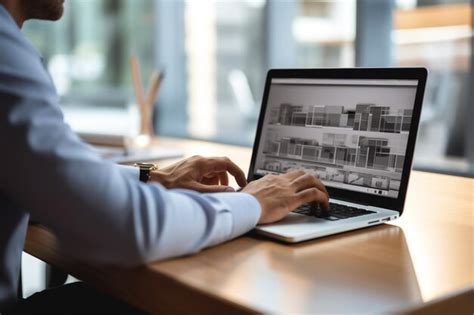 Business Person Working On Computer 的图像结果