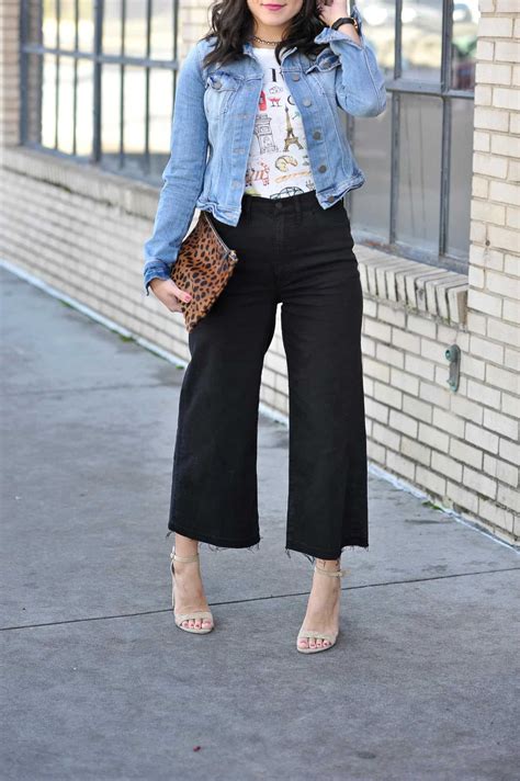 How To Style Wide Leg Cropped Pants