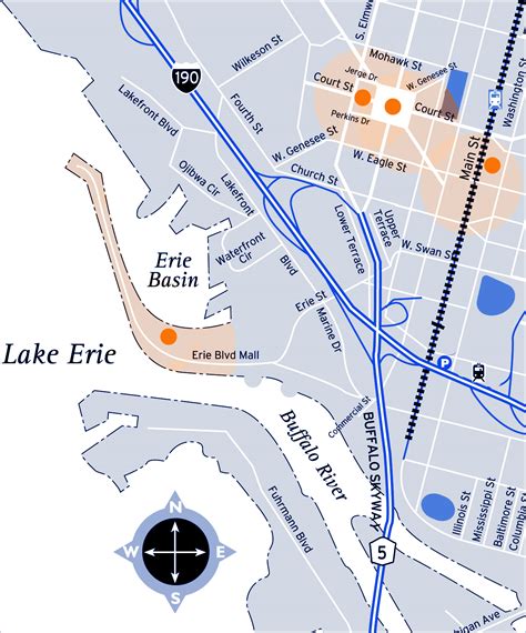 Map Of Downtown Buffalo