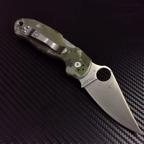 Knife SPYDERCO Pocket Knife CPM S30V Golden Coloradotourist - Etsy