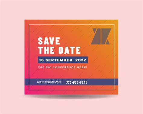 Save The Date Conference Postcards