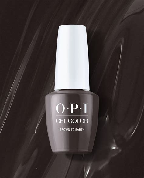 OPI®: Shop Brown to Earth - Deep Brown Gel Nail Polish