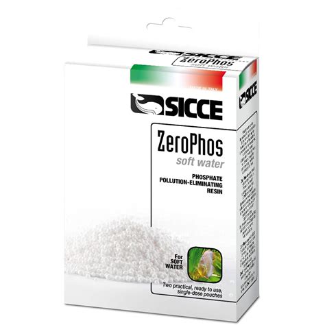 Sicce ZeroPhos Dolce Phosphate Removing Resin Replacement Media, 2x50g ...