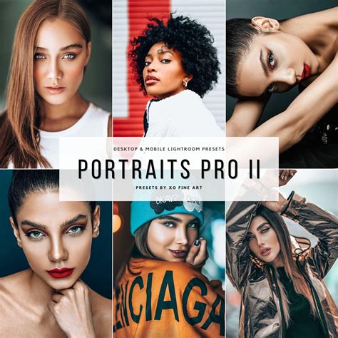 Instagram presets portrait pro ii set of 17 mobile desktop lightroom ...
