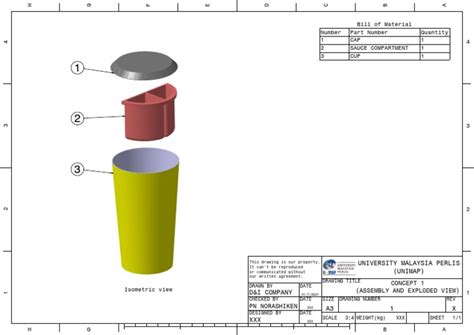 Creo Assembly Exploded View Technical Drawing 的图像结果