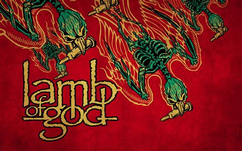 Lamb Of God HD Wallpaper: A Vivid Music Masterpiece