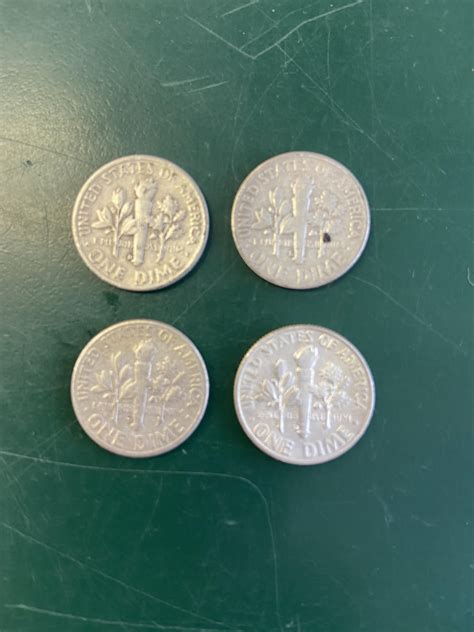 Found FOUR silver Roosevelt dimes in a roll at work today : r ...