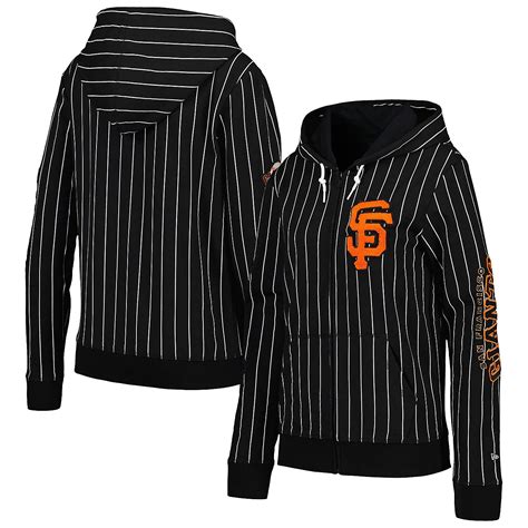 New Era San Francisco Giants Pinstripe Tri-Blend Full-Zip Jacket | Academy