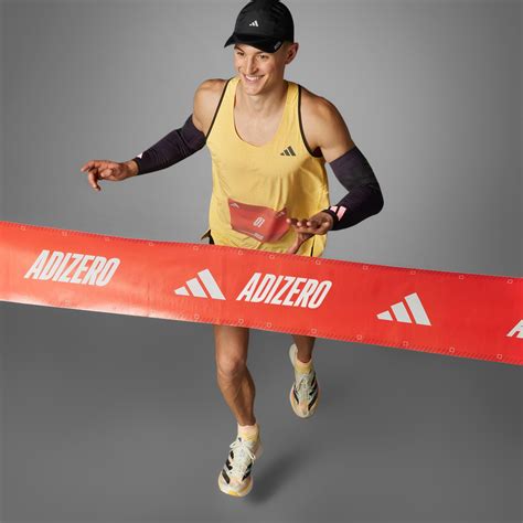 adidas Adizero Running Singlet - Yellow | Free Shipping with adiClub ...
