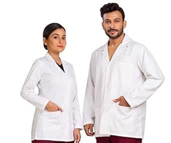 HOSPRIQS Hospital Uniforms Medical Apron Lab Coat, Uniform for Doctors ...