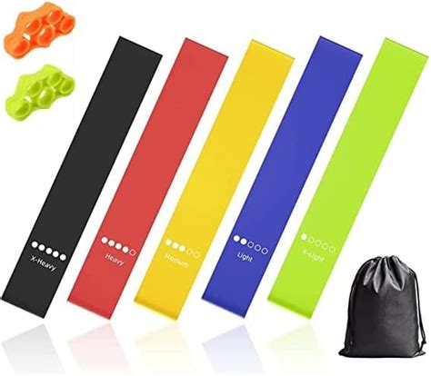 AYREST Resistance Bands, Mini Loop Band for Exercise 7 Pcs/Loop Bands ...