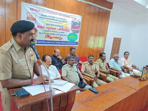 Road safety training was organized during an interview with Vaikom ...