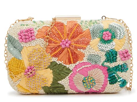 Kelly & Katie Beaded Floral Clutch - Free Shipping | DSW
