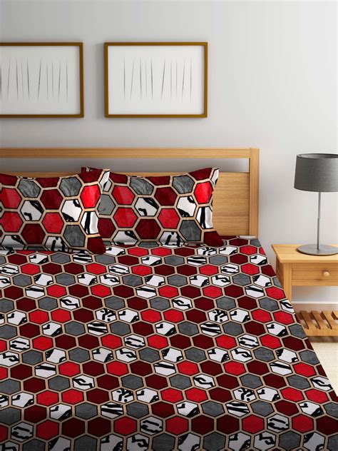 Super Soft Cotton Blend King Size Winter Double Bedsheet by Arrabi ...