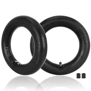 2 Pack of 10x2.50 Inner Tubes with 90° Bent Valve Stem Replacement for ...
