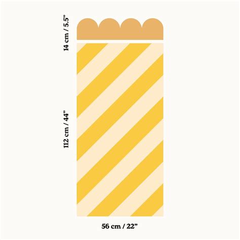 Diagonal Bespoke Striped Wallpaper, peel and stick and plastic-free ...