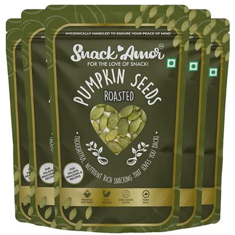 SnackAmor Premium Roasted Pumpkin Seeds 1kg |For Eating, High Protein ...