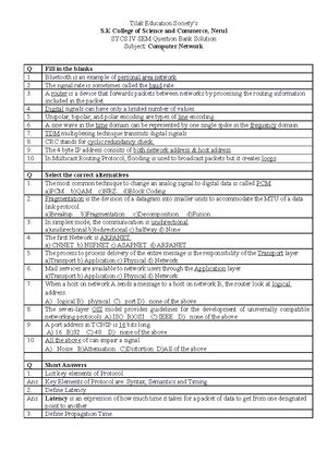 Analysis of algorithm - solved answer paper of AOA 2018 Mumbai ...
