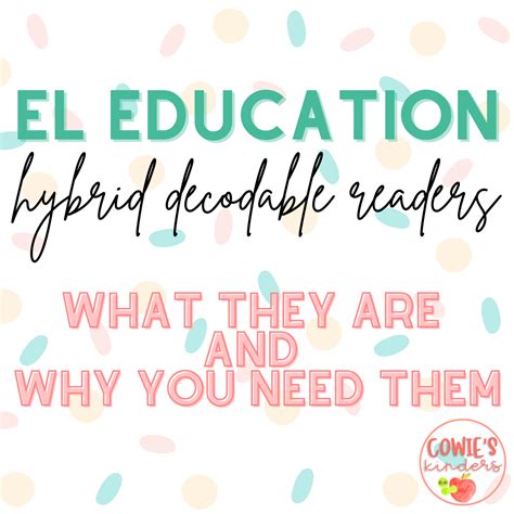 [FREEBIE] Grab 12 EL Education Decodable Readers! - Cowie's Kinders