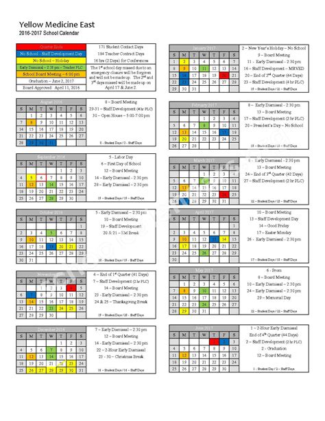 Yellow Medicine East Senior High School Calendars - Granite Falls, MN