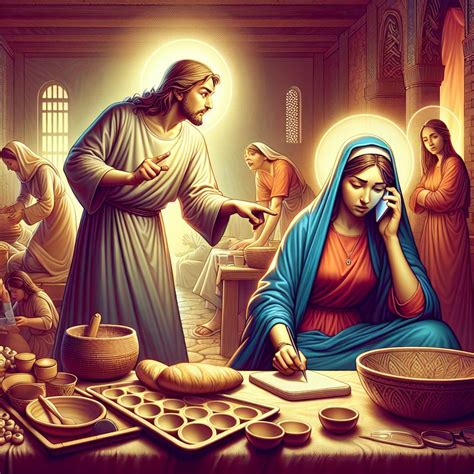 Luke 10:40-42 Artwork | Bible Art