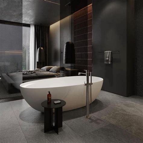 Luxury Dark Bathroom 29 Black Bathrooms For An Ultra Chic Oasis