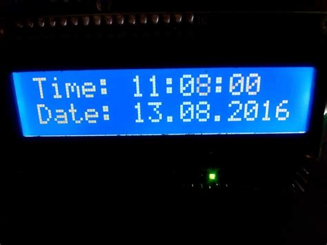 RTC 1302 Arduino 的图像结果