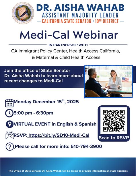 Dec 15 | Medi-Cal Webinar on December 15 | Fremont, CA Patch