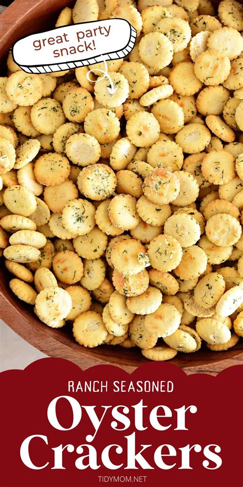 Ranch Oyster Crackers, Easy Snack Recipe - TidyMom®