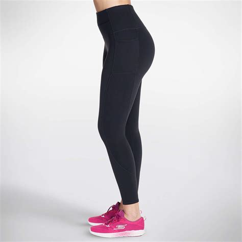 Buy Skechers Women's 7/8 Backbend High Waist Yoga Workout Leggings ...