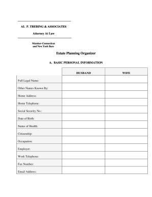 Estate Planning Organizer Download 2020-2026 - Fill and Sign Printable ...