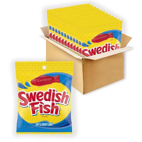 Amazon.com : Swedish Fish Flavor Candy, Pack of 12 : Grocery & Gourmet Food
