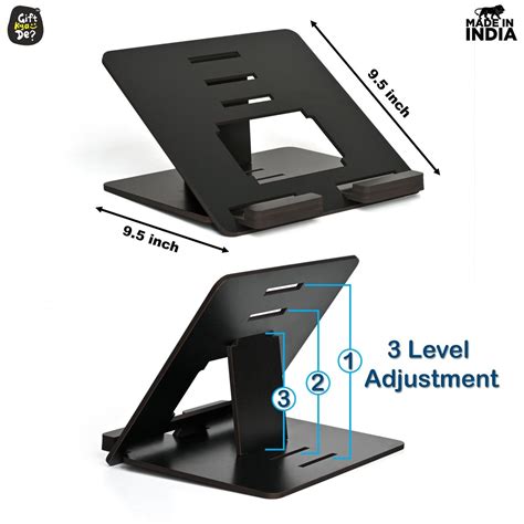 Buy Wooden Foldable Portable Laptop Stand Online - Gift Kya De