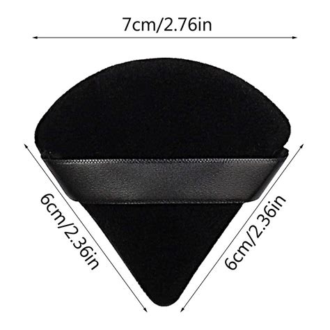 Pimoys 6 Pieces Pure Cotton Powder Puff Face Soft Triangle Makeup Puff ...
