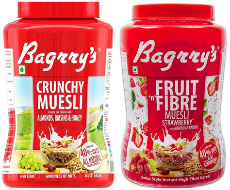 Bagrry's Crunchy Muesli Oat Clusters with Almonds, Raisins & Honey ...