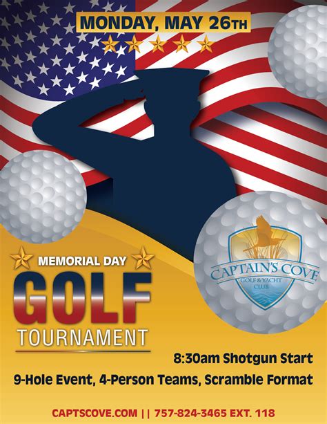 Memorial Day Tournament - Captain's Cove Golf & Yacht Club