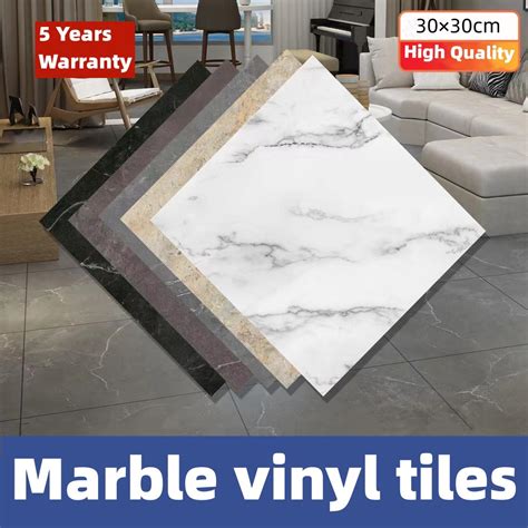 Vinyl tiles Flooring self adhesive Marble Floor Stickers Self Adhesive ...
