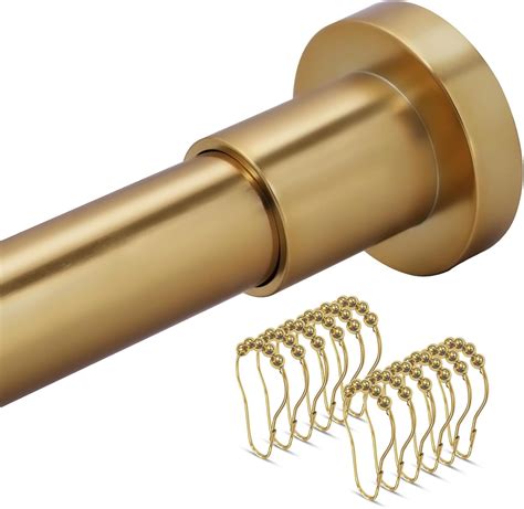 Amazon.com: Shower Curtain Rods 32-80 Inches (2.6-6.6ft) with Shower ...