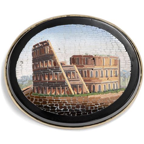 Ave Caesar, Morituri Te Salutant • Antique Micromosaic of the Colosseum ...