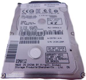 Hitachi Laptop 320 GB All in One PC's Black SATA Internal Hard Disk ...