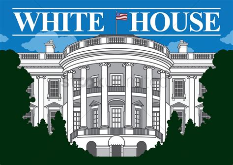 The White House Vector at GetDrawings | Free download