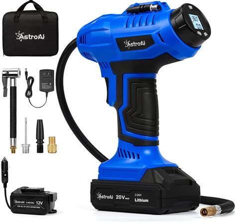 AstroAI 160 PSI Handheld Tire Air Compressor Cordless Tire Inflator ...