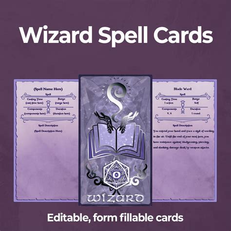Dnd 5E Wizard Spell Cards at Ali Lemmone blog